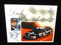 Dale Earnhardt Autographed Promotional 8 x 10 LOA from JSA