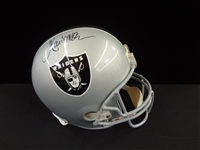 Marcus Allen Autographed Full Size Raiders Helmet LOA from JSA