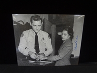 Rosa Parks Autographed 8 x 10 Black and White Photograph LOA from JSA