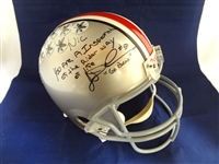 Jim Tressel Autographed Full Size Ohio State Football Helmet LOA from JSA