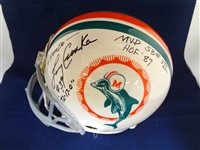 Larry Csonka Full Sized Autographed Miami Dolphins Helmet