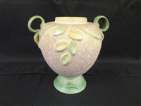 Weller Pottery "Goldenglow" Vase In Purple