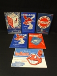 (6) Group of Cleveland Indians Scorecards From 1953-1964