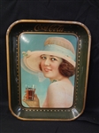 1921 Coca-Cola Serving Tray: "Summer Girl" H.D. Beach Co.