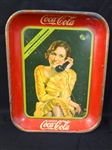 1930 Coca-Cola Serving Tray "Meet Me at the Soda Fountain" American Art Works