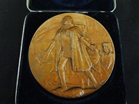 1893 Christopher Columbus Columbian Exposition Bronze 3" Medal