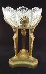 Art Nouveau Brass Egyptian Motiff Center Piece