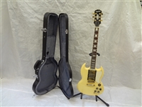 Epiphone Les Paul Custom G-400 Electrc Guitar Antique Ivory