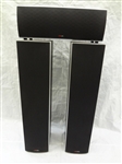 Polk Audio Model M20 Black Tower Speakers and Model CSM Center Speaker