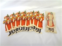 Over 100 Turn of the Century Christmas Paper Die Cuts Santa Claus