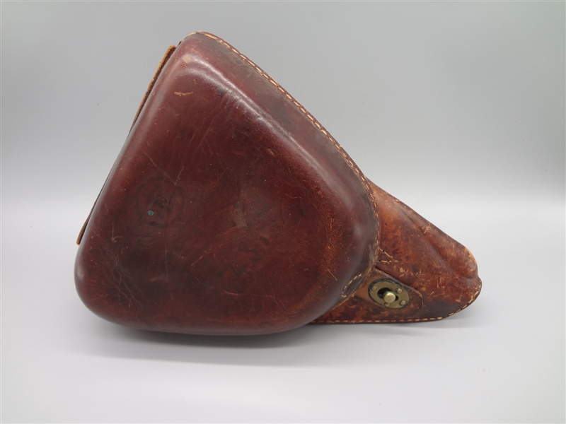 Japanese WWII Clamshell Leather Holster Nambu