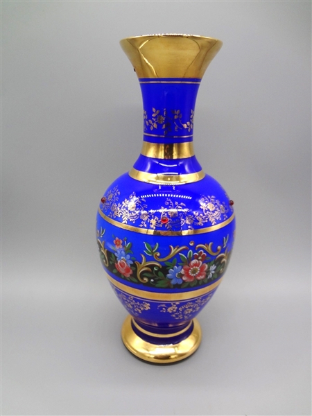 Murano Salviati & Co. Cobalt Vase 
