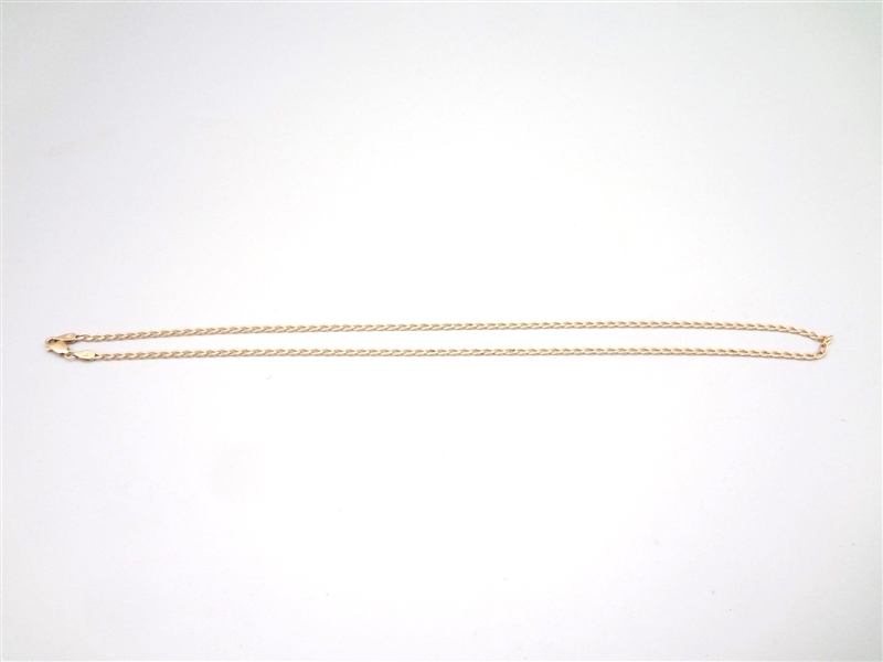 14k Yellow Gold Link Chain 20" in Length