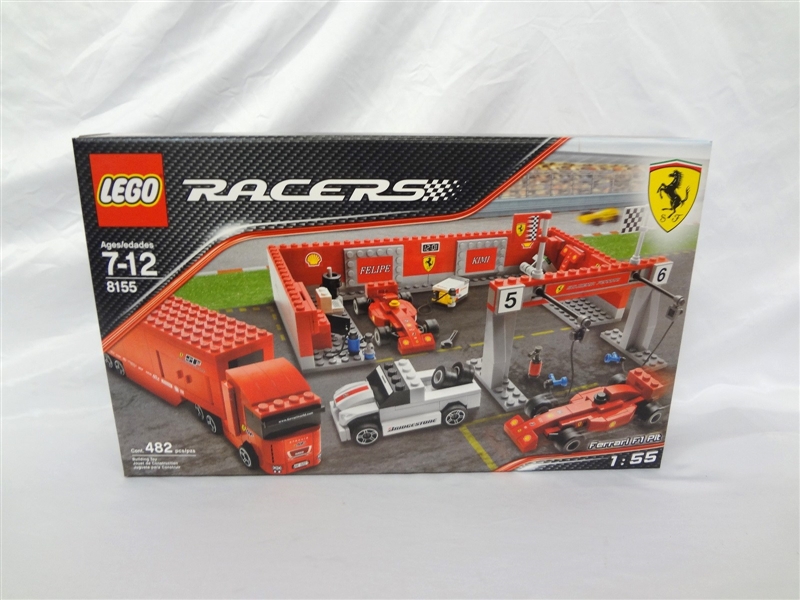 LEGO 8155 Racers Ferrari F1 Pit Unopened Collector Set 