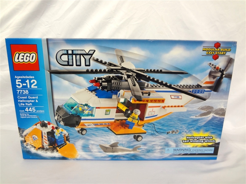 LEGO Collector Set #7738 City Coast Guard Helicopter and Life Raft New and Unopened
