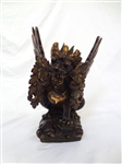 Hand Carved & Hand Painted Wood Carving Griffon