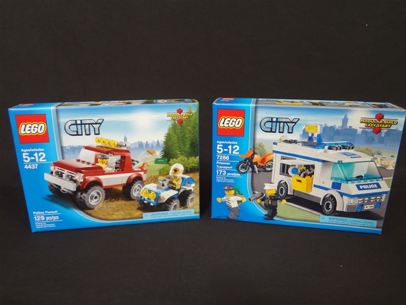(2) LEGO Unopened Sets: Police Pursuit, Prisoner Transport