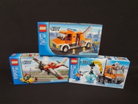 (3) LEGO Unopened Sets: 7638 Tow Truck, 60033 Arctic Ice Crawler, 60019 Stunt Plane