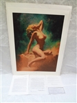 Earl Moran Marilyn Monroe "Lady in the Light" Lithograph 
