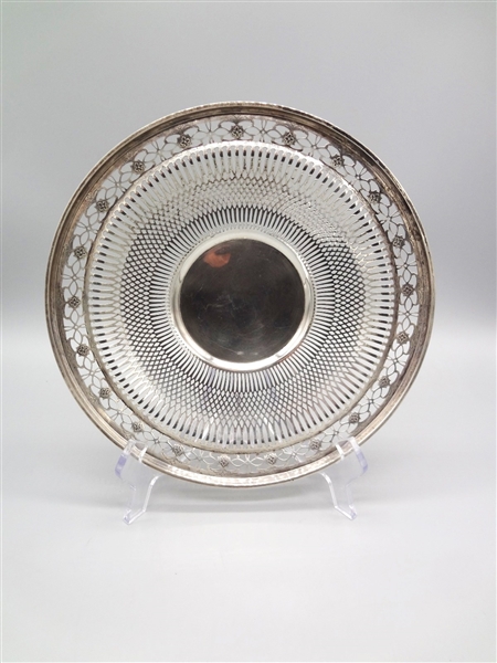 Sterling Silver Frank Whiting Reticulated Tray