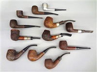 (12) Smoking Pipes: Middleton, Grabow, Medico and Others