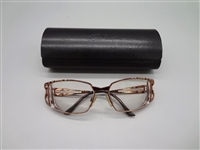 Cazal Copper Framed Prescription Eyeglasses Original Case