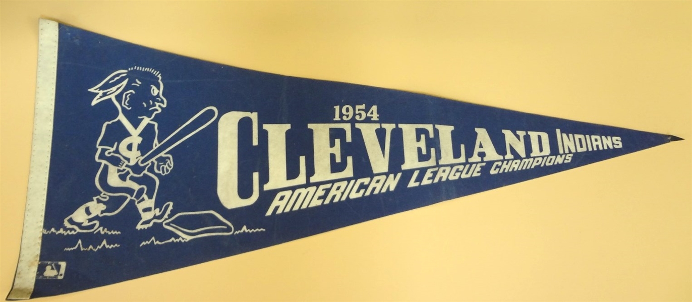 1954 Cleveland Indians American League Champion Pennant