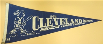1954 Cleveland Indians American League Champion Pennant