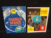 (2) 1965 World Series Program & 1969 Yearbook