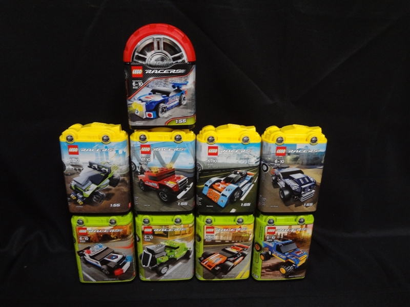 (9) Unopened LEGO Racers