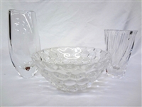 (3) Group of Orrefors Crystal