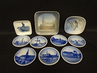 (10) Royal Copenhagen Trinket Plates