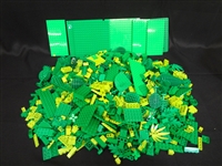 5 Pounds Loose Green LEGO Bricks