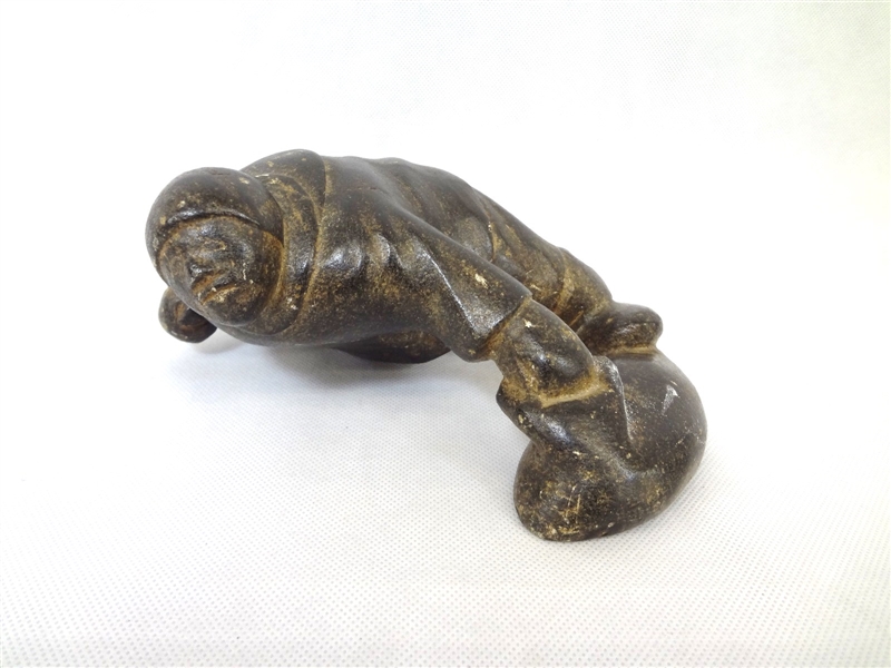 Inuit Sculpture With Fish