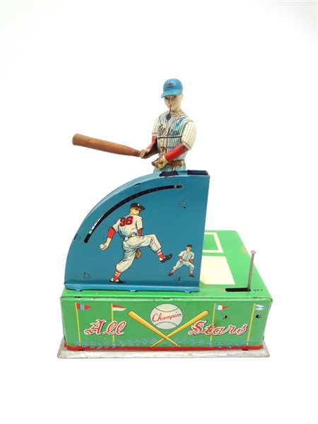 Mr. Baseball Battery Operated Toy Made in Japan