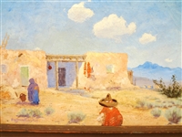 Eugene Bonfanti Thurston (1896-1993) Original Oil Painting