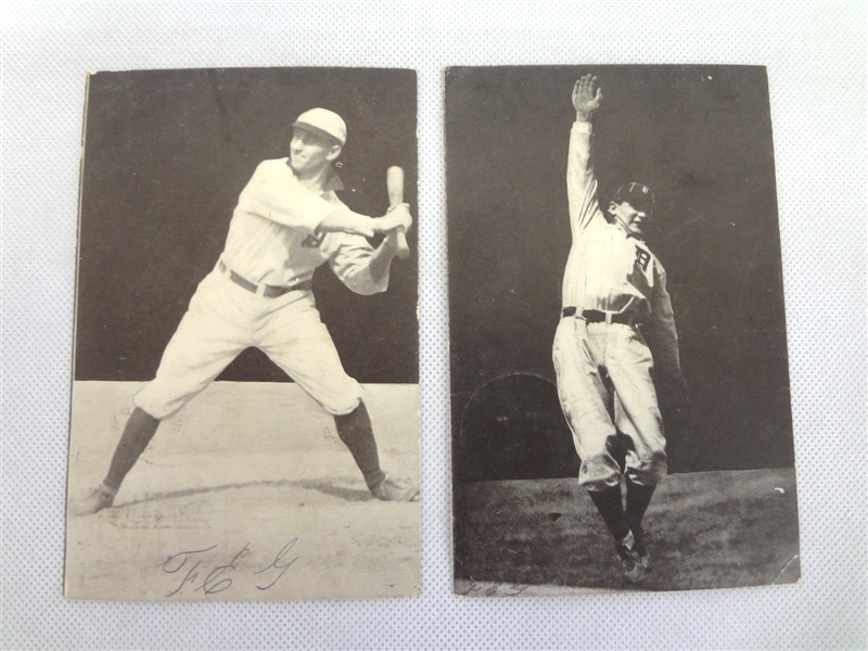 1907 Dietsche Baseball Postcards: Herman Schaefer, David Jones