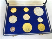 1964 South Africa Proof Set With 1 & 2 Gold Rand