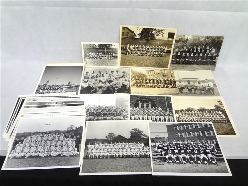 (30) Case Western Reserve University Football Photographs 1930s-1960s