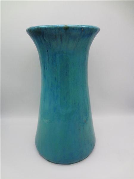 Curry Ceramics Willoughby, Ohio Art Vase Mottled Blue