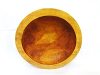 Hand Carved Large Wooden Mixing Bowl