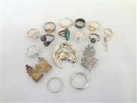 Sterling Silver Jewelry Group: