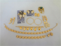 Group of Trifari and Monet Jewelry