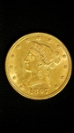 1897 Eagle Liberty Head Ten Dollar Gold Coin