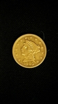 1905 Quarter Eagle Liberty Head Two and a Half Dollar Gold Coin