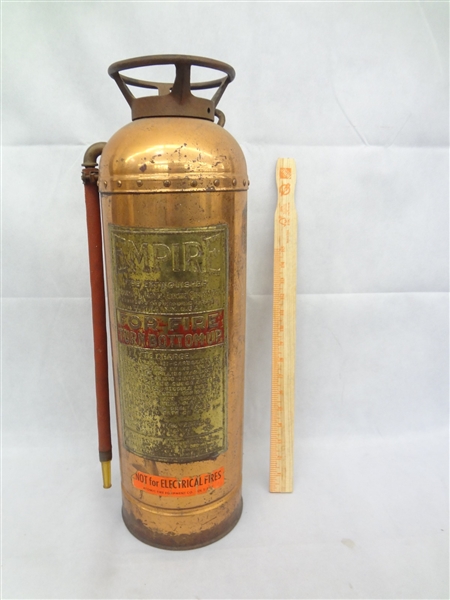 Empire Brass Fire Extinguisher American LaFrance Foamite Corporation