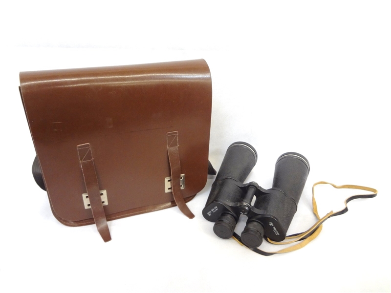 Tento Russian Binoculars 20x60 With Brown Leather Case
