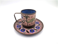 Inabo Co. Kyoto Cloisonne Demitasse and Saucer