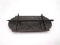 Victorian Iron Pen Tray and Pen