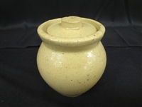 Roycroft Yellow Ware Honey Pot